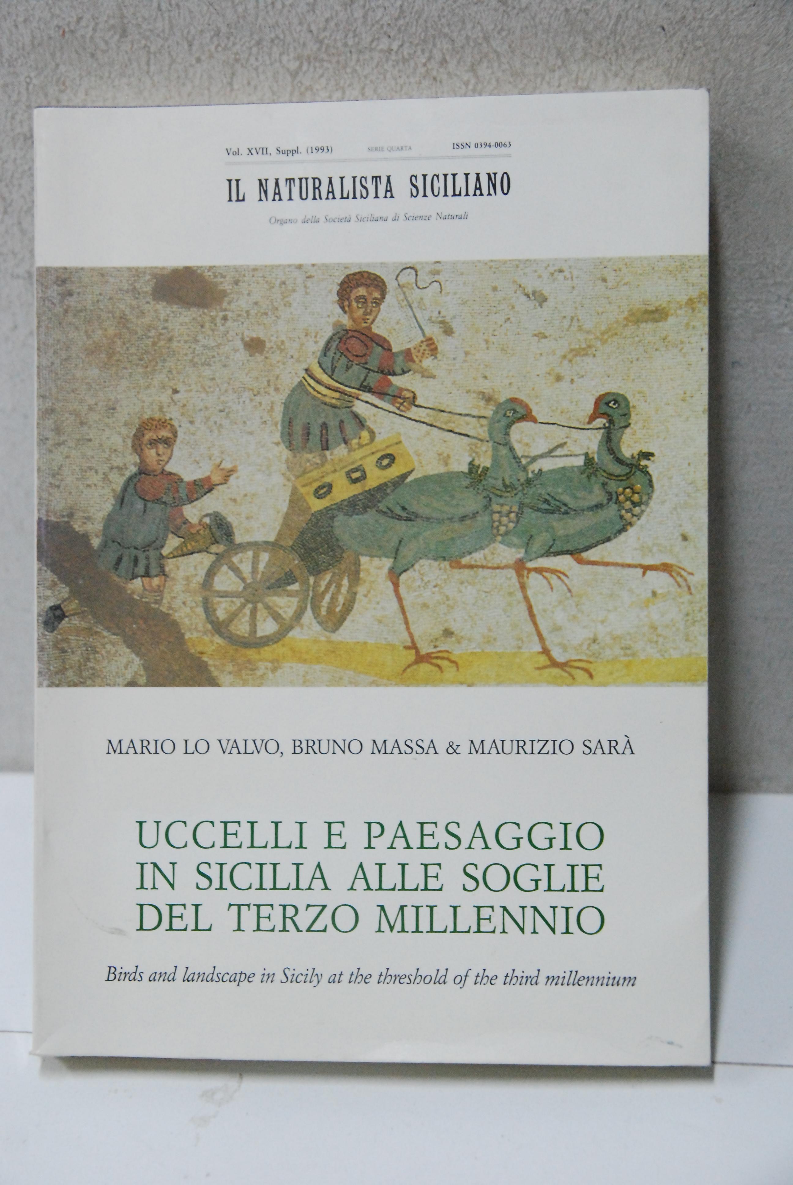 uccelli e paesaggio in sicilia alle soglie del terzo millennio by ...